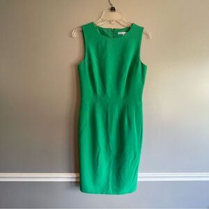 Antonio Melani Green Sheath dress size 4 women’s sleeveless